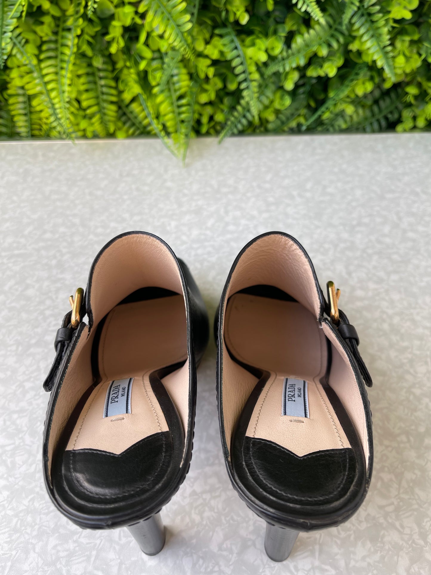 Sapato Prada Mule Preta
