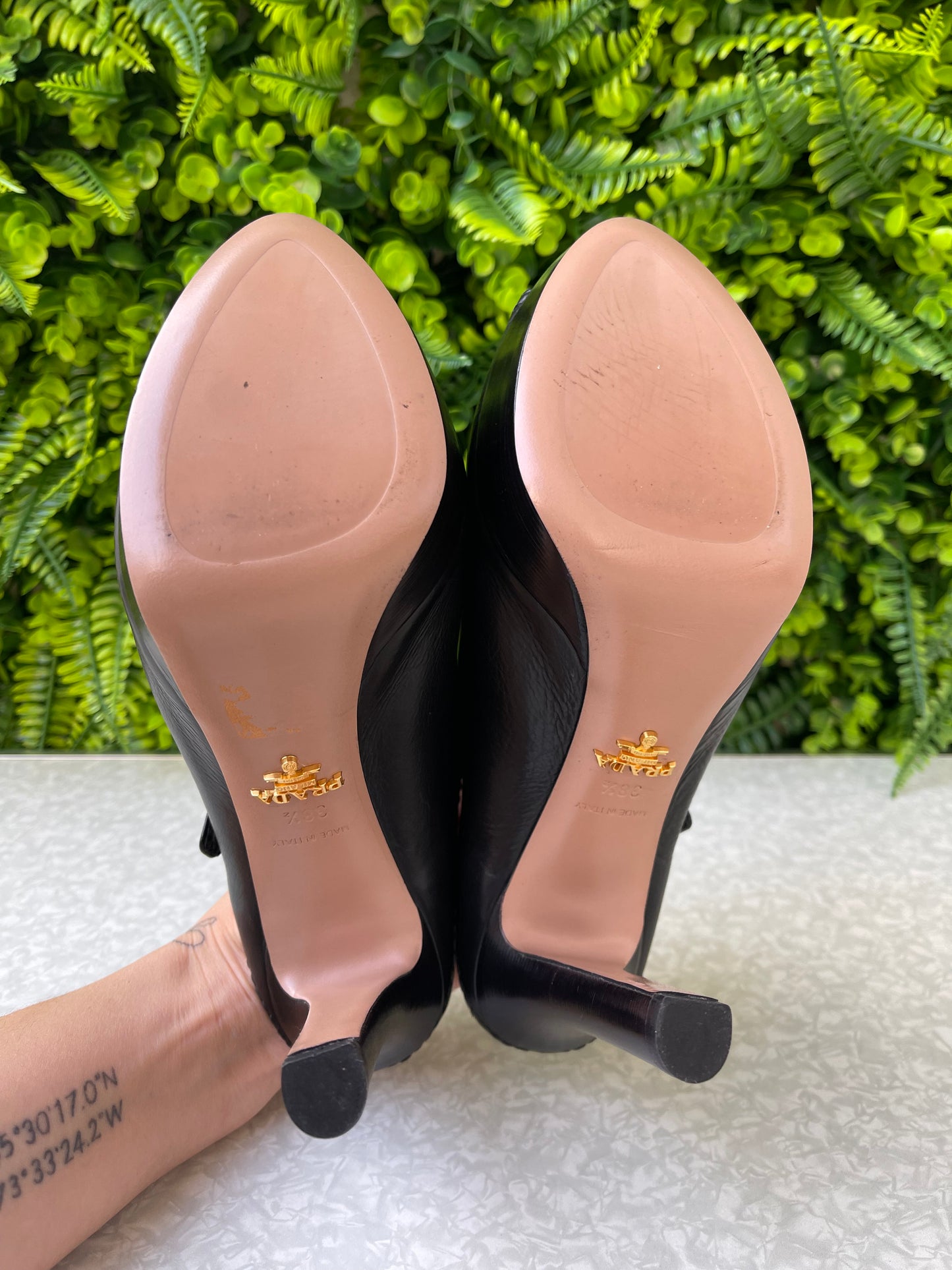 Sapato Prada Mule Preta
