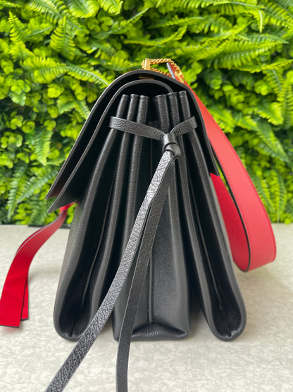 Valentino Garavani V Ring em Couro