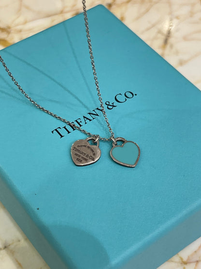 Colar Tiffany & Co Double Heart