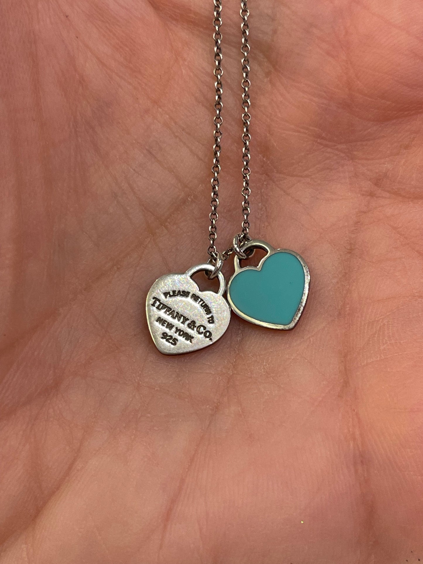 Colar Tiffany & Co Double Heart