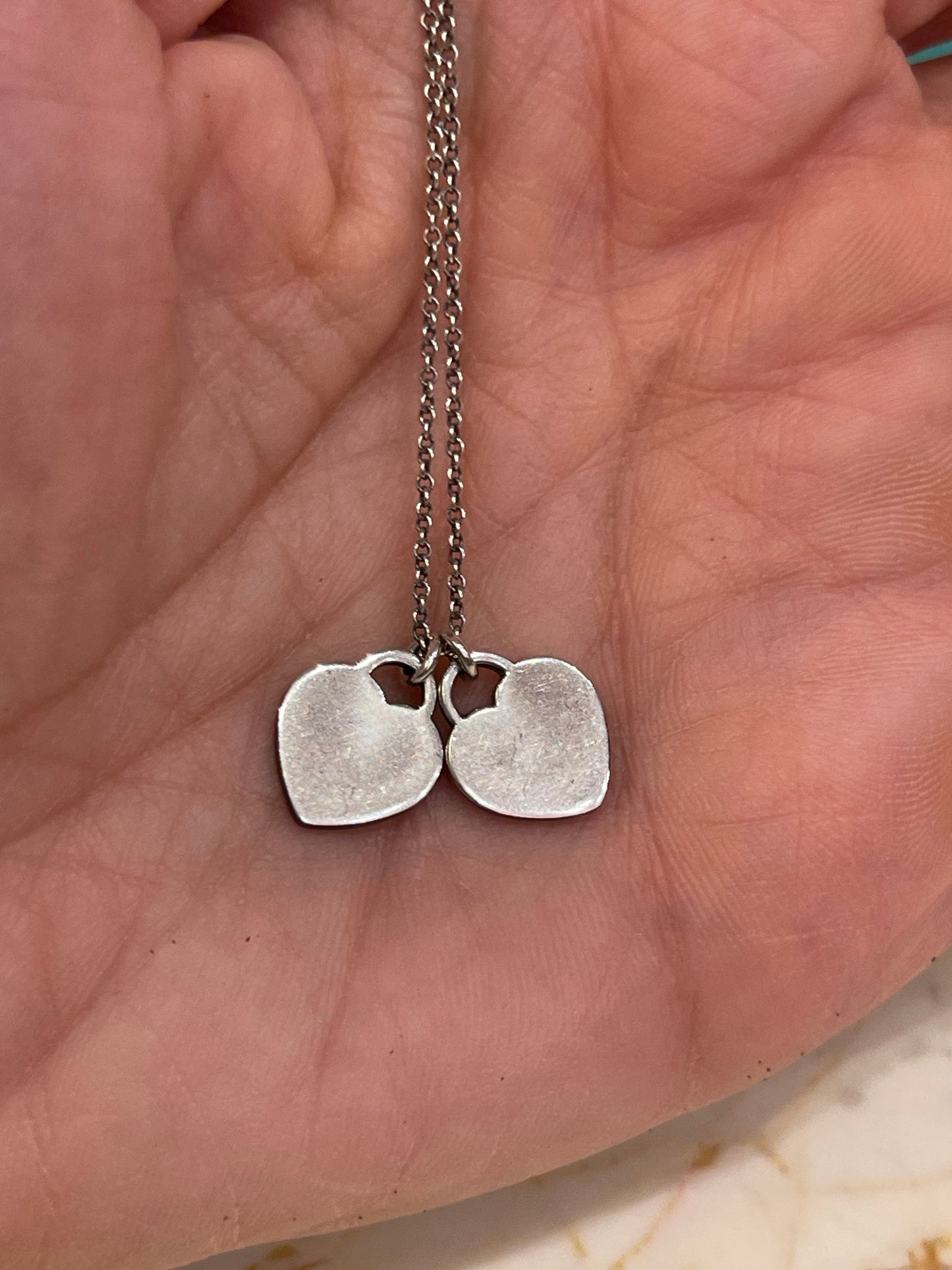 Colar Tiffany & Co Double Heart