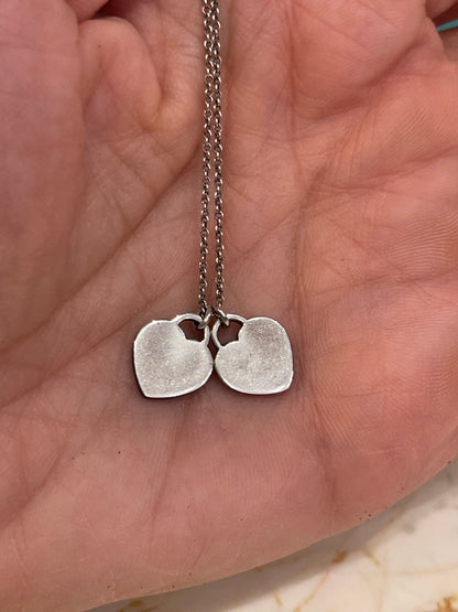 Colar Tiffany & Co Double Heart