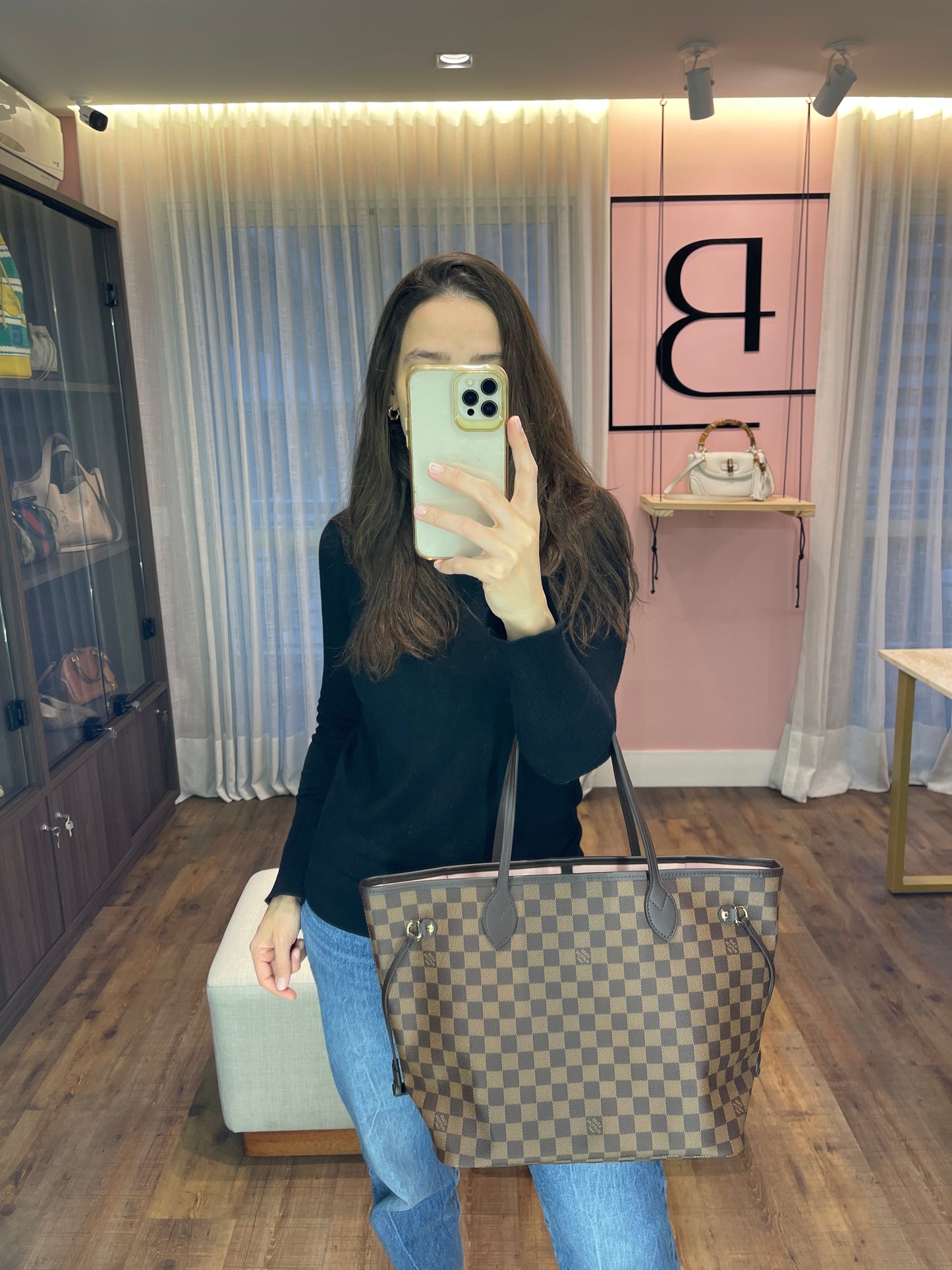 Louis Vuitton Neverfull Damier Ebene MM