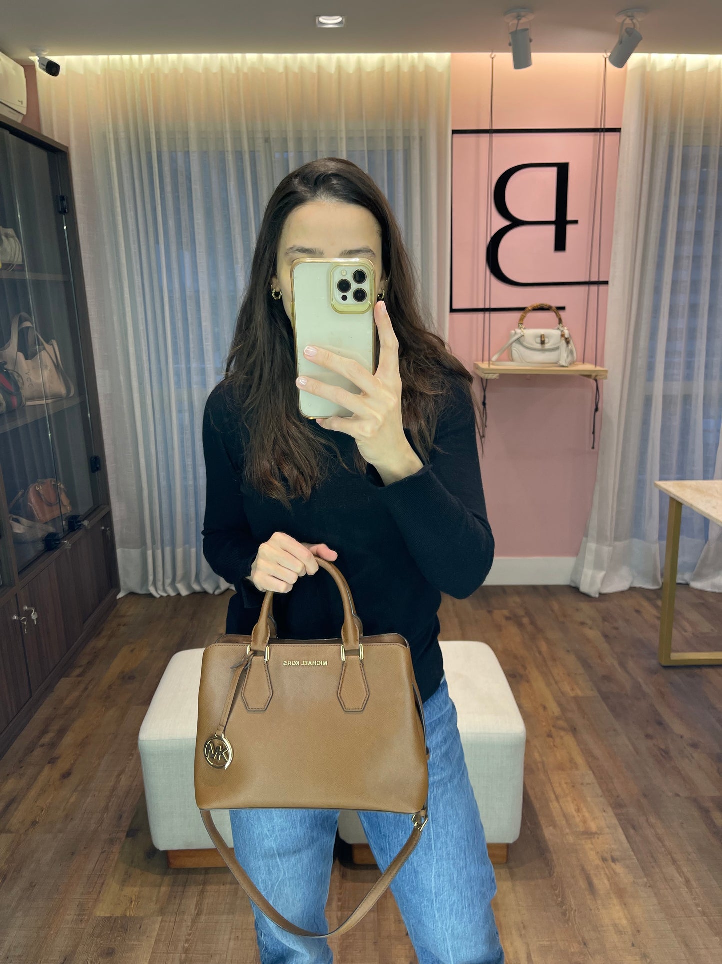 Michael Kors Tote Marrom