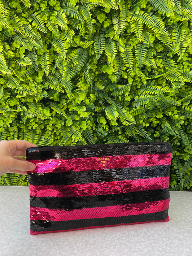 Prada Clutch Glitter