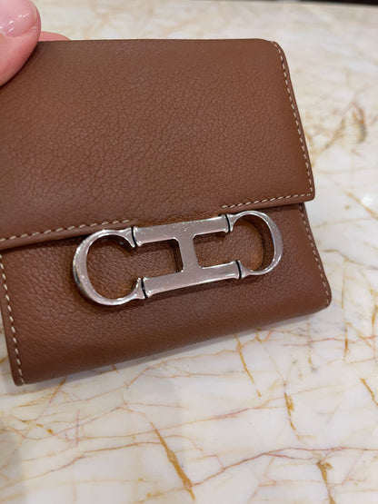 Carteira Carolina Herrera Initials Marrom