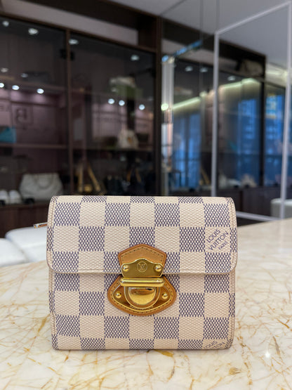 Carteira Louis Vuitton Joey Damier Azur