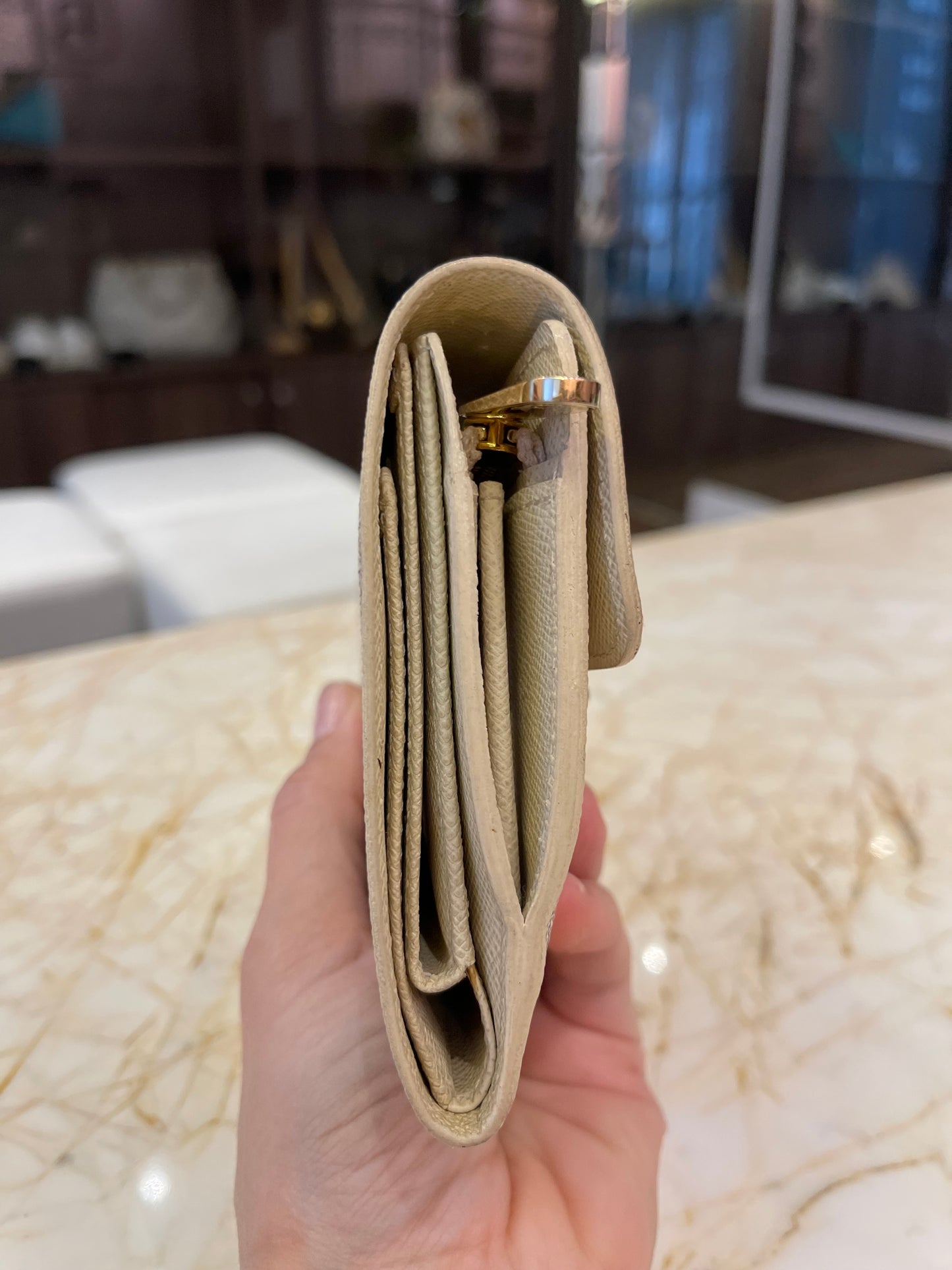 Carteira Louis Vuitton Joey Damier Azur