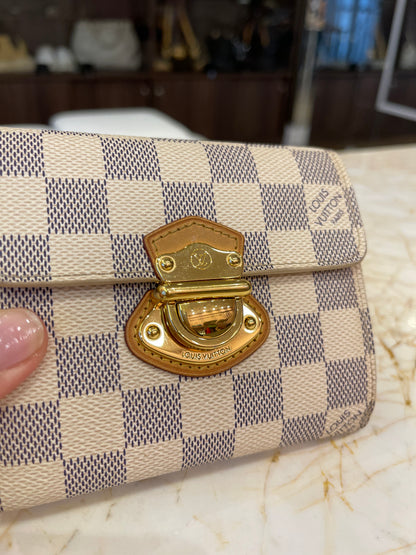 Carteira Louis Vuitton Joey Damier Azur