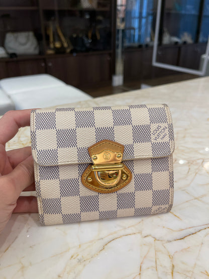 Carteira Louis Vuitton Joey Damier Azur