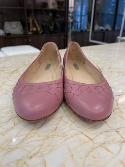 Sapatilha Bottega Veneta Intrecciato Rosa
