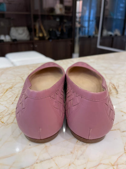 Sapatilha Bottega Veneta Intrecciato Rosa