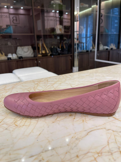 Sapatilha Bottega Veneta Intrecciato Rosa