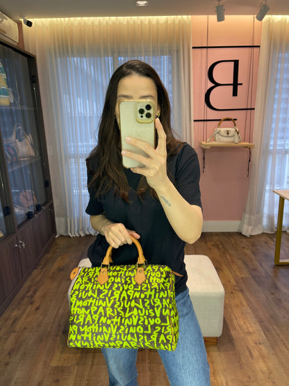 Louis Vuitton Speedy 30 Monogram Graffiti