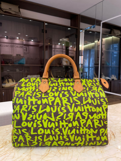 Louis Vuitton Speedy 30 Monogram Graffiti