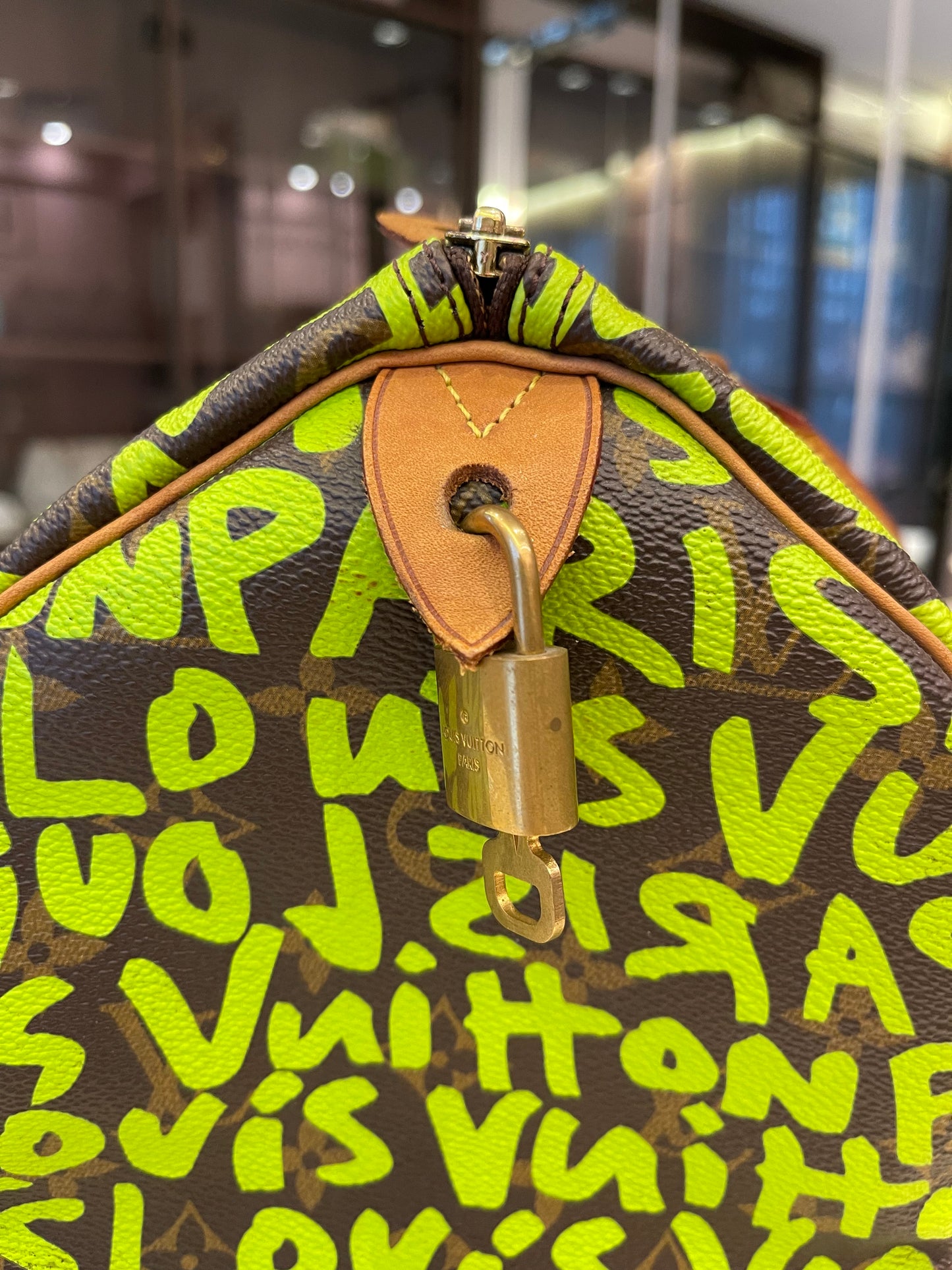 Louis Vuitton Speedy 30 Monogram Graffiti