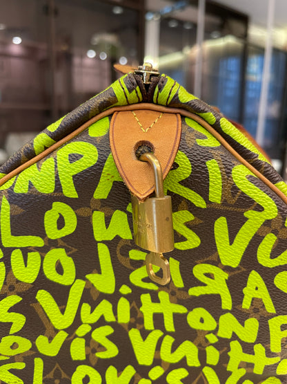 Louis Vuitton Speedy 30 Monogram Graffiti