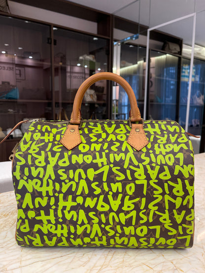 Louis Vuitton Speedy 30 Monogram Graffiti