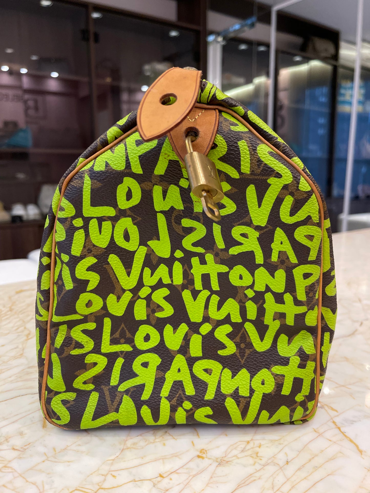 Louis Vuitton Speedy 30 Monogram Graffiti