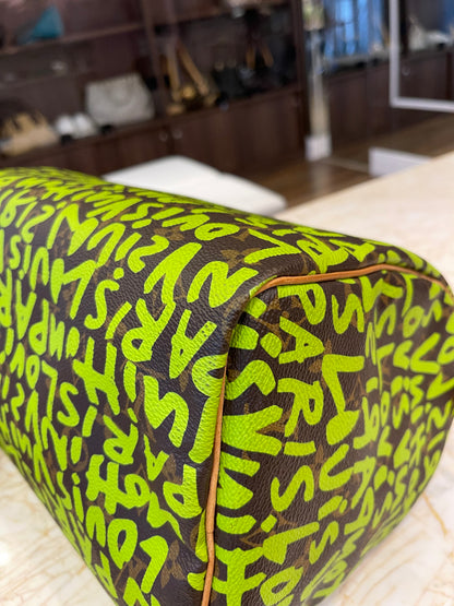 Louis Vuitton Speedy 30 Monogram Graffiti