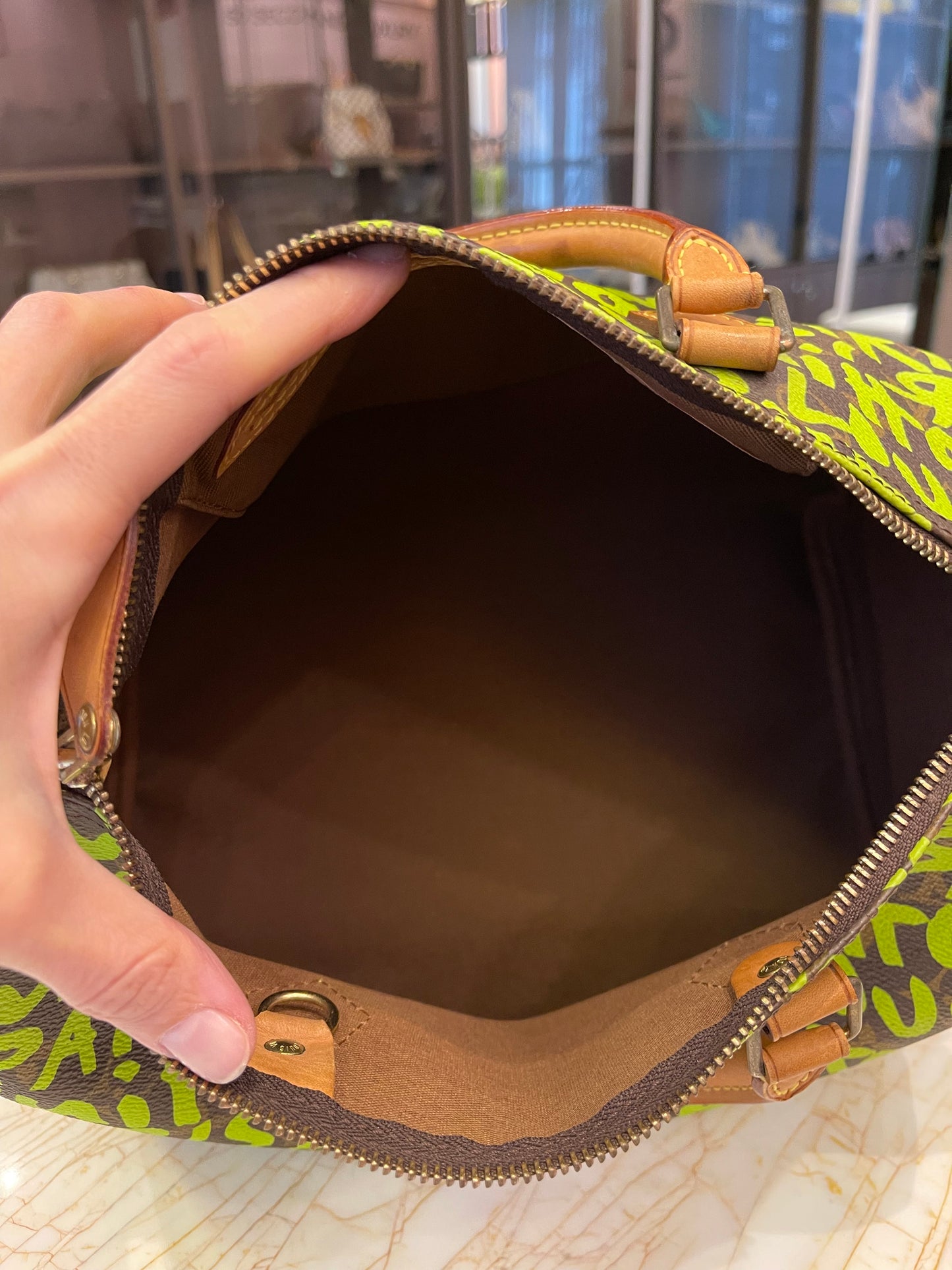 Louis Vuitton Speedy 30 Monogram Graffiti