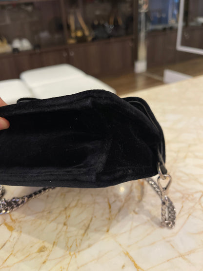 Miu Miu Crystal Velvet Chain