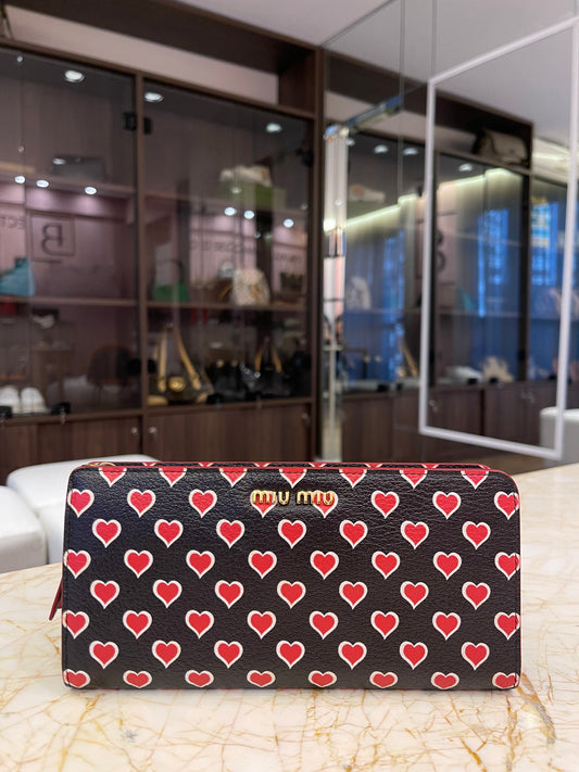 Carteira Miu Miu Madras St Cuori
