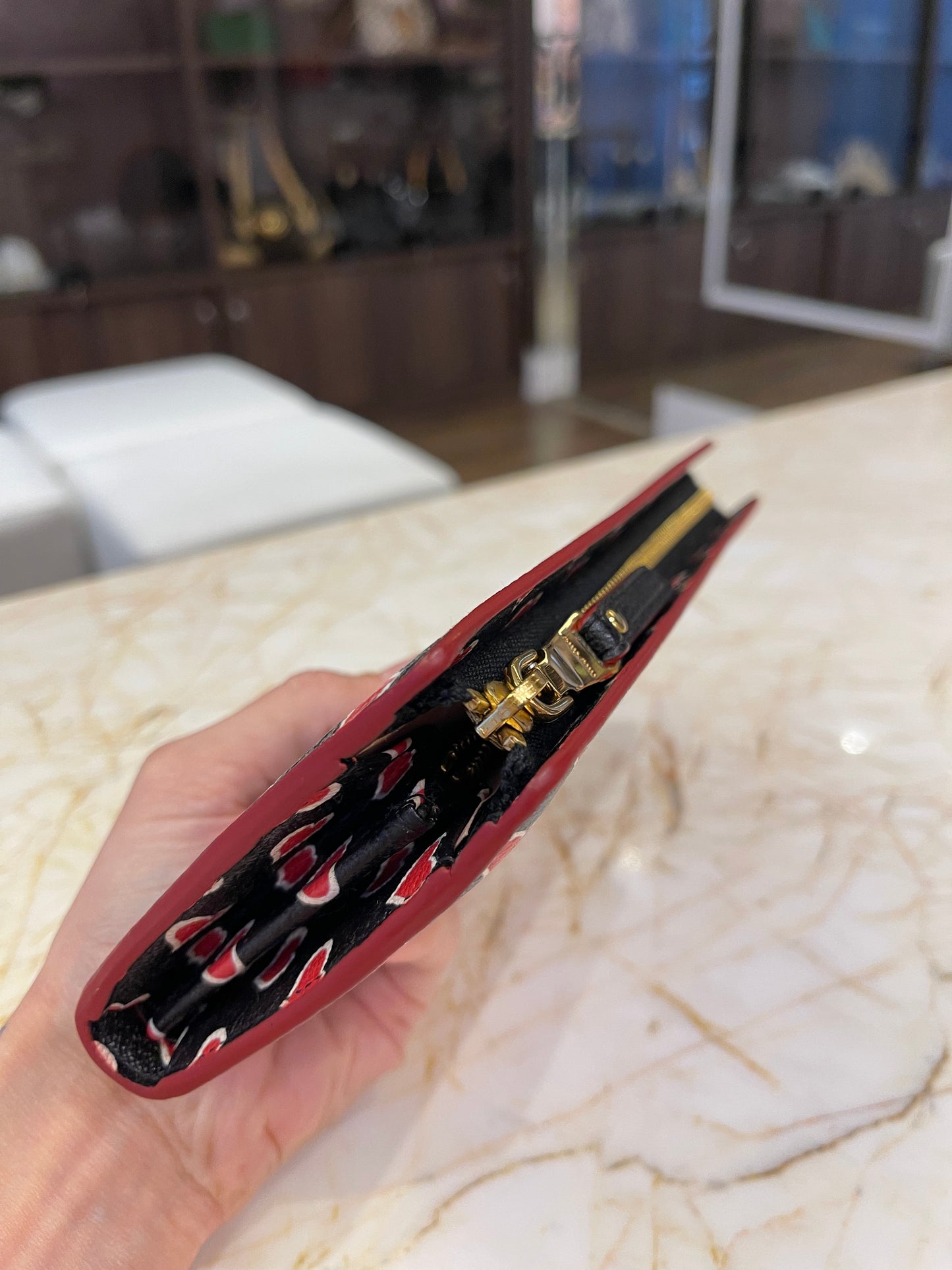 Carteira Miu Miu Madras St Cuori