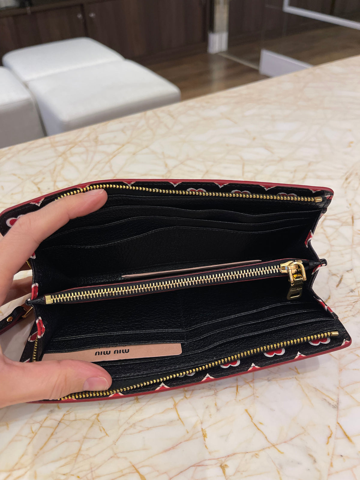 Carteira Miu Miu Madras St Cuori