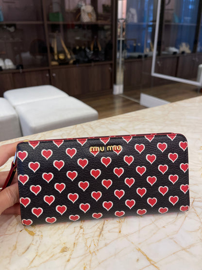 Carteira Miu Miu Madras St Cuori
