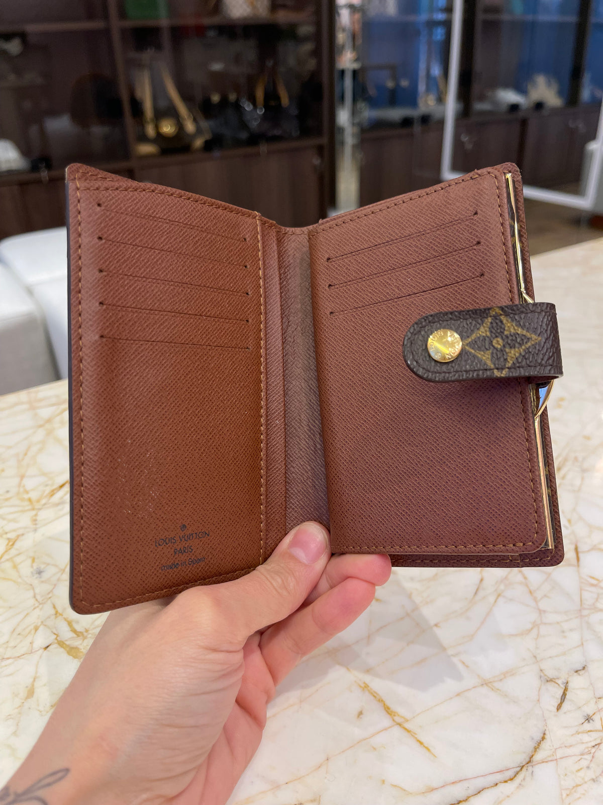 Carteira Louis Vuitton Viennois Monogram