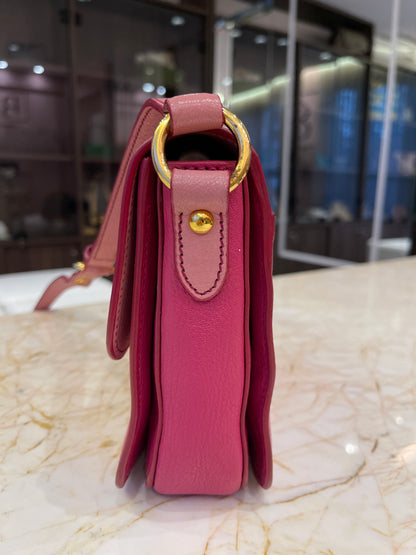 Miu Miu Madras Push Lock Bicolor