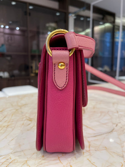 Miu Miu Madras Push Lock Bicolor
