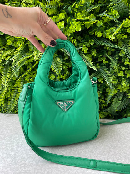 Prada Re-nylon Soft Puffer Verde