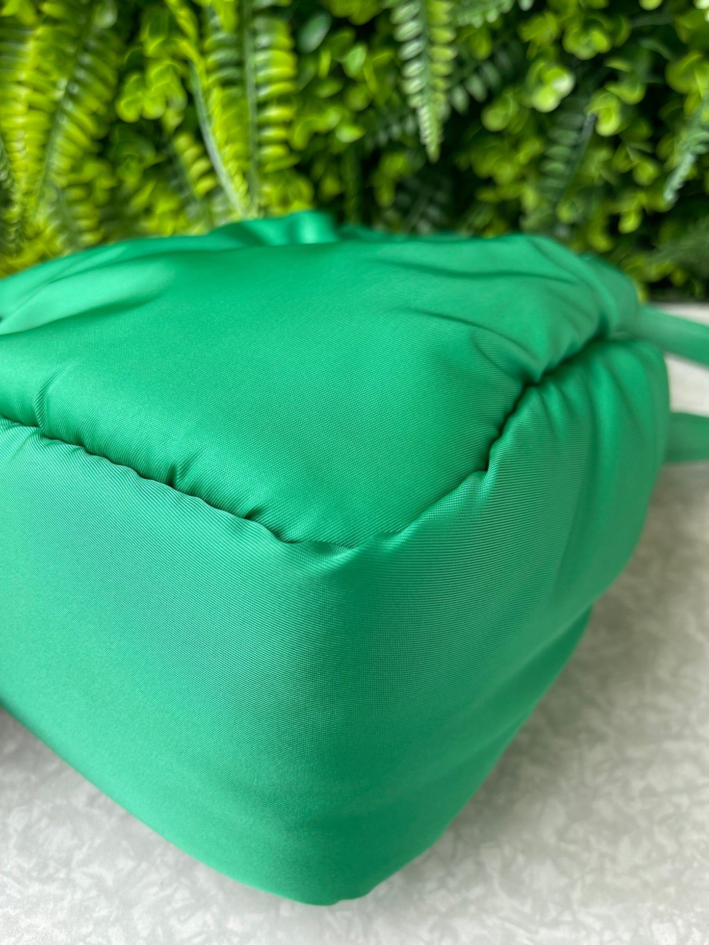 Prada Re-nylon Soft Puffer Verde