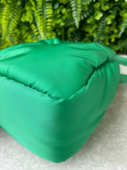 Prada Re-nylon Soft Puffer Verde