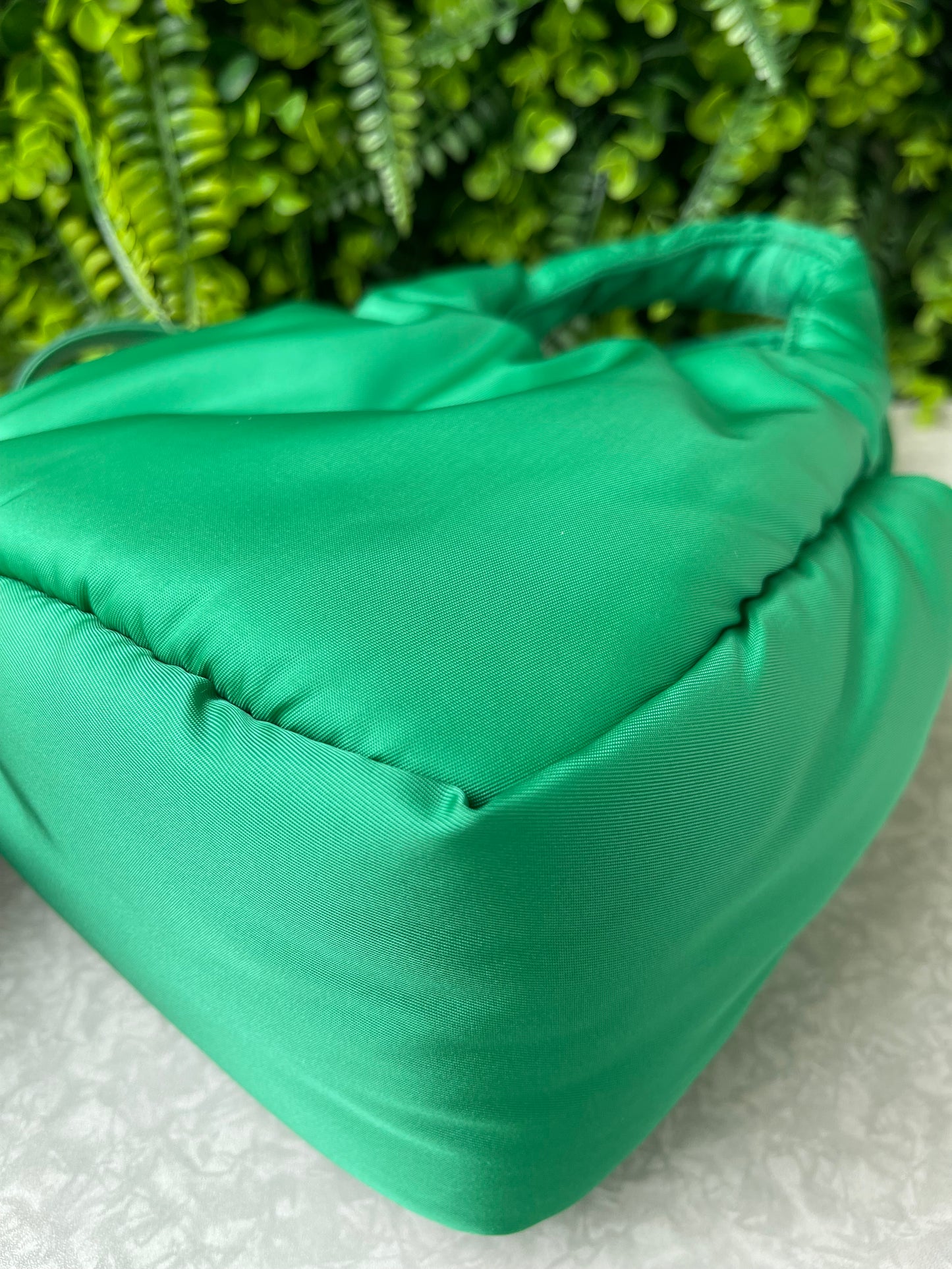 Prada Re-nylon Soft Puffer Verde