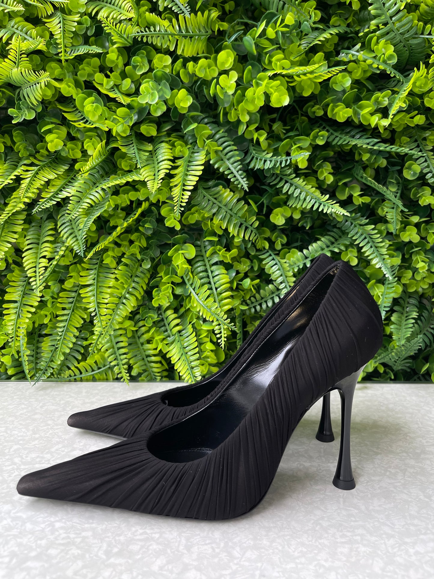 Sapato Scarpin YSL Slingback Preto