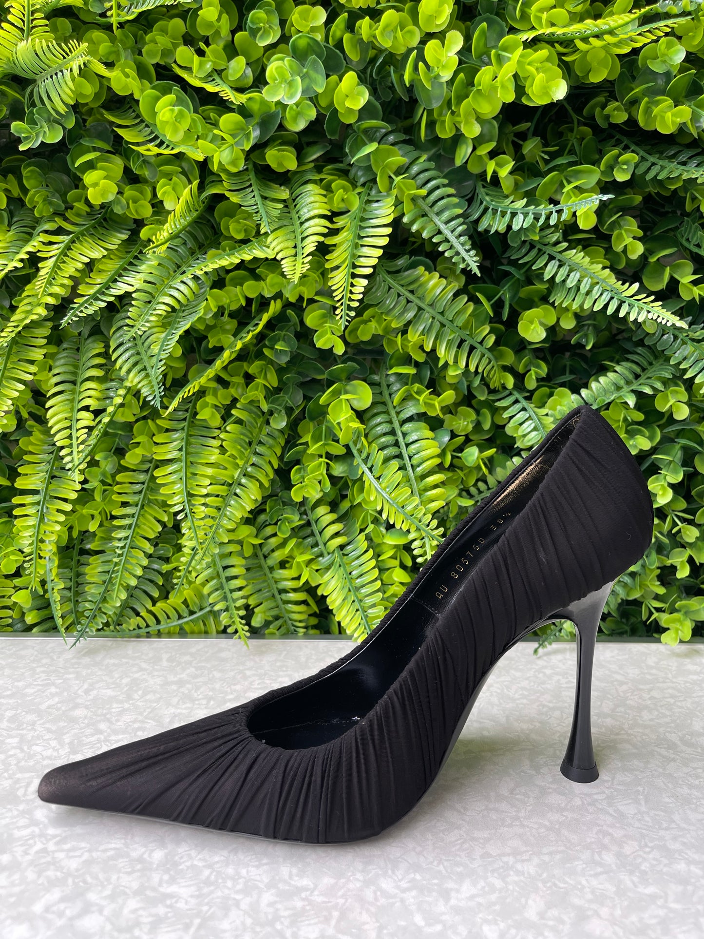 Sapato Scarpin YSL Slingback Preto