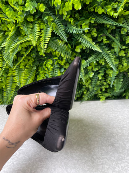 Sapato Scarpin YSL Slingback Preto