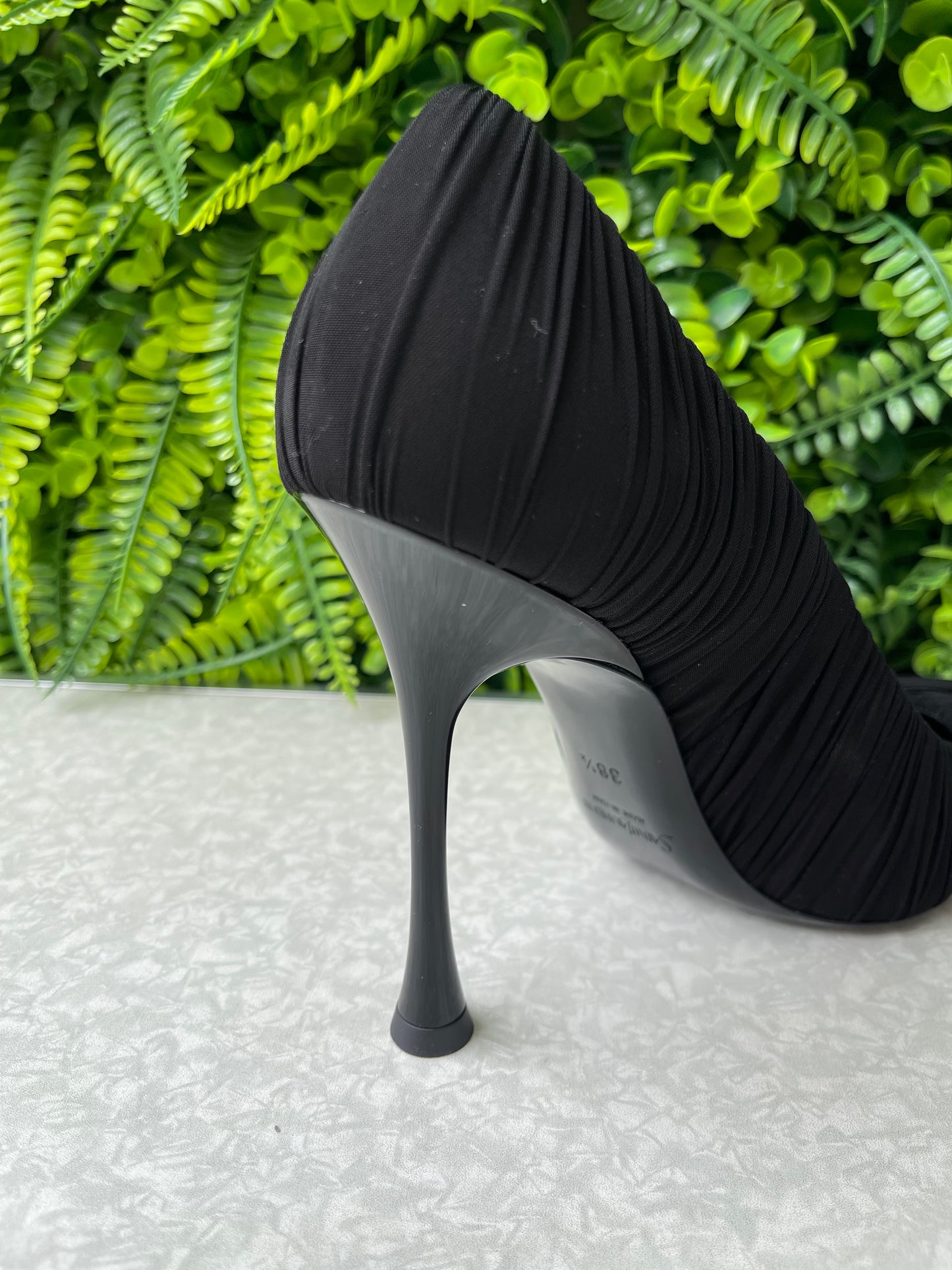 Sapato Scarpin YSL Slingback Preto