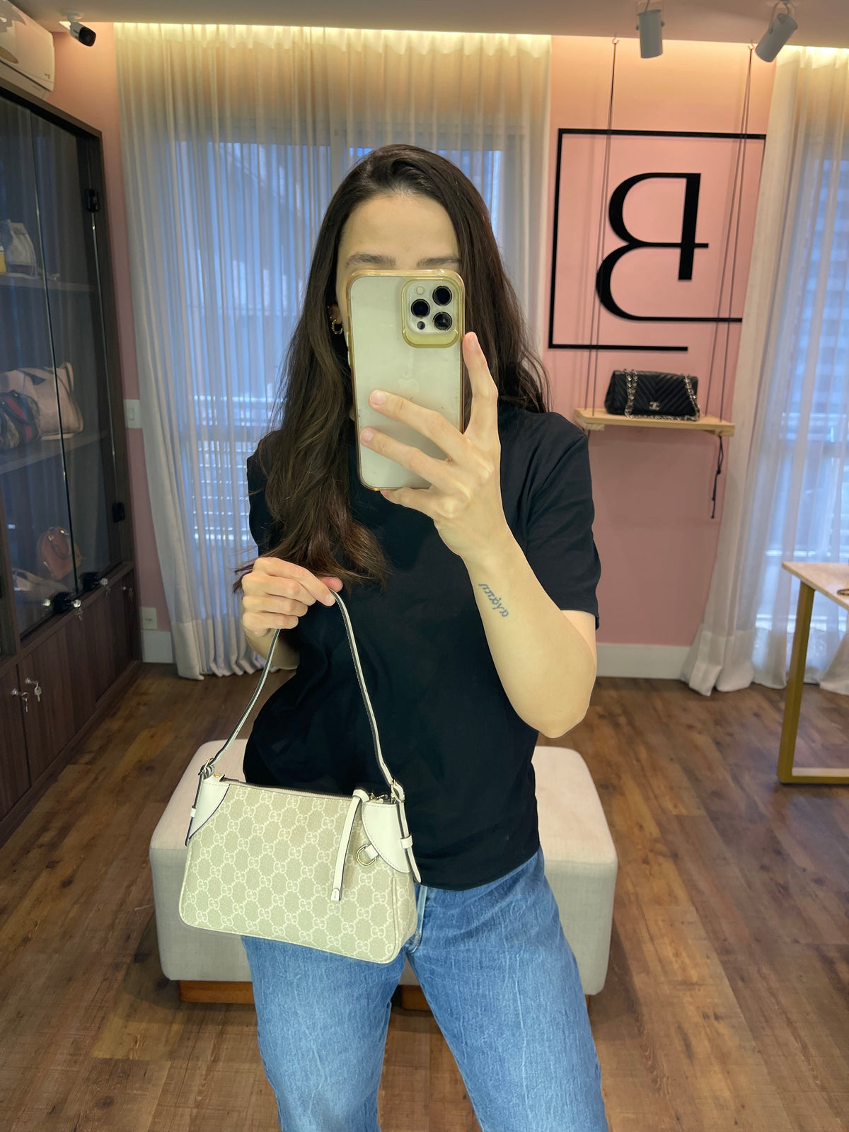 Gucci Emblem Supreme Small Monograma