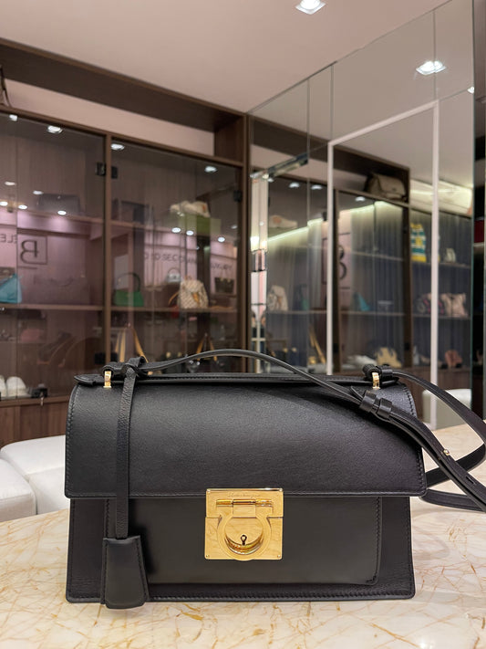 Salvatore Ferragamo Leather Aileen Crossbody