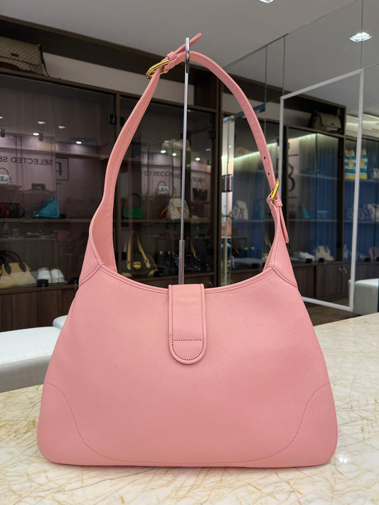Gucci Aphrodite Leather Shoulder Bag Rosa