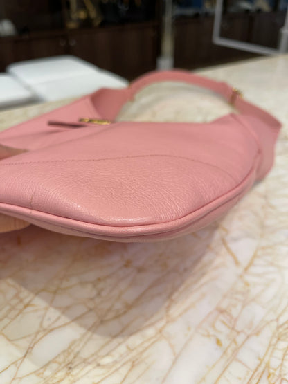 Gucci Aphrodite Leather Shoulder Bag Rosa