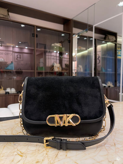 Michael Kors Parker em Couro Preto