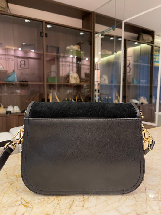 Michael Kors Parker em Couro Preto