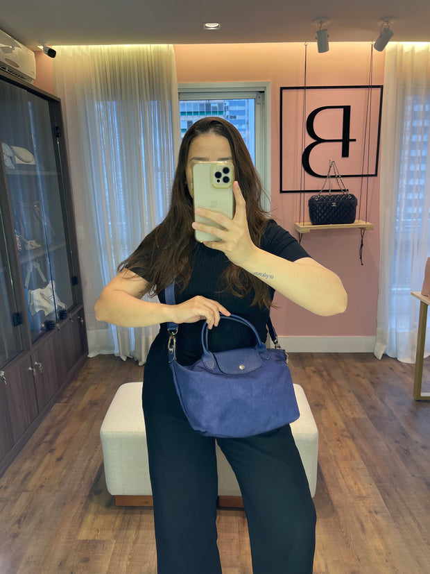 Longhchamp Le Pliage Tote Azul