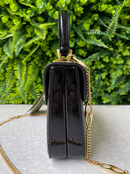 Gucci Sylvie 1969 Verniz Preta